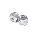 Manufacturers custom processing aluminum nuts automotive aluminum alloy pentagonal electroplated nuts